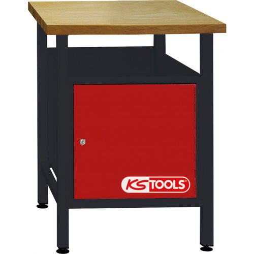 Établi en acier - 865.0012 - Kstools  - pour atelier / à porte