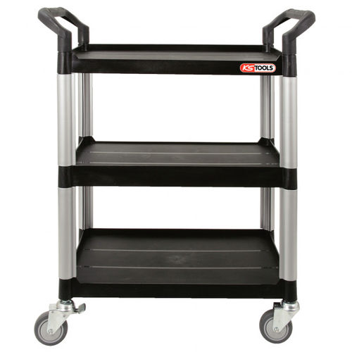 Chariot d'atelier - 800.0020 - Kstools  - en plastique / 3 niveaux / porte-outils