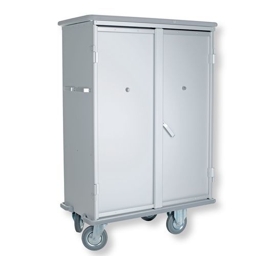 Armoire à roulettes - 1550/501 CR - alvi - de stockage / double porte / à étagères