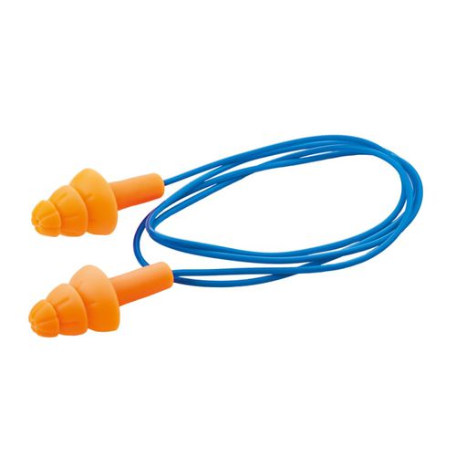 Bouchons antibruit réutilisable - EPR02 - Globus Group - en caoutchouc thermoplastique / avec cordelette / à atténuation élevée