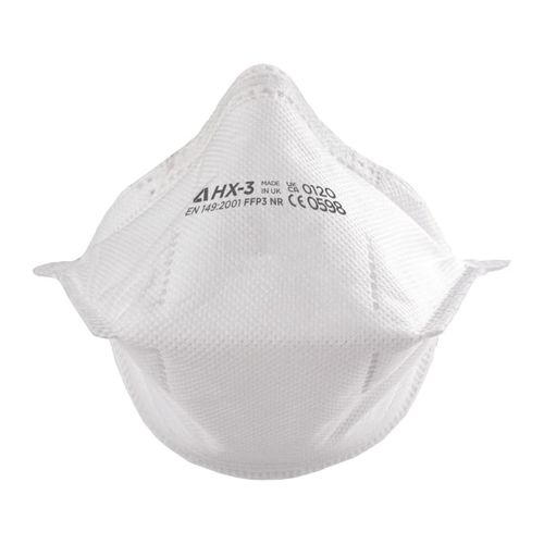 Masque de protection jetable - HX-3 - Globus Group - FFP3 / demi-masque / fixé derrière la tête