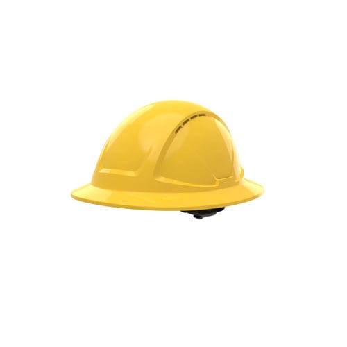 Casque de chantier - Radius Vented Full Brim Helmet - Globus Group - EN 397 / résistant aux chocs / en polyéthylène