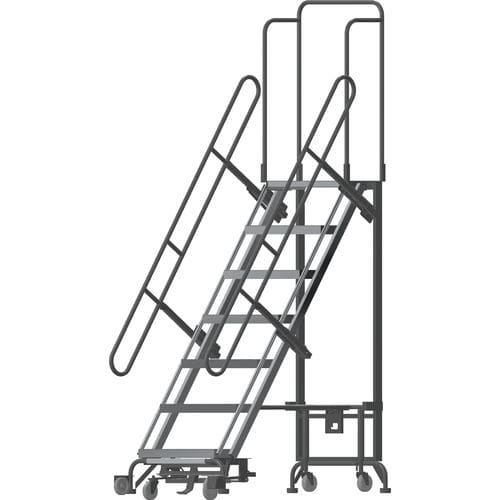 Échelle pliante - HY-LA-073212P-F - BALLYMORE - en aluminium / en acier / mobile