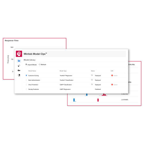 Logiciel de gestion du cycle de vie - Minitab Model Ops - MINITAB Ltd - de commande / de création / de machine learning