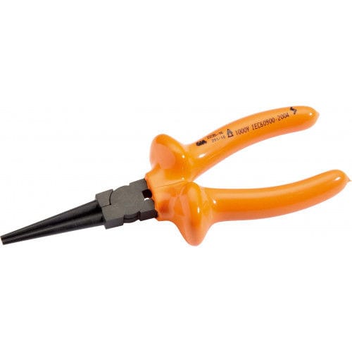 Pince à bec rond - Z-235-16 	 - SAM OUTILLAGE - pour câble / isolée
