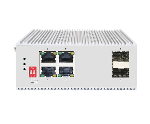 Commutateur Ethernet 4 ports - IPSWP06N02A - Comelit - gigabit / sur rail DIN / PoE