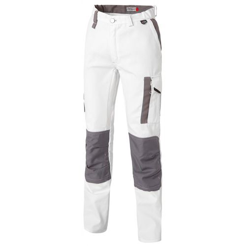 Pantalon de travail - WHITE & PRO - Molinel - anticoupure / en coton / en polyester