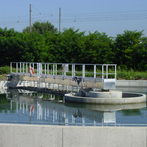 Clarificateur circulaire - EUROPELEC - avec pont racleur/suceur