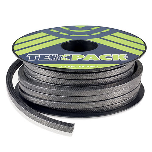 Garniture tressée en graphite - 4137/E - TEXPACK - en fil de carbone / à résistance élevée / pour vanne