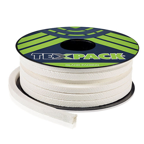 Garniture tressée en PTFE - ECOPAPER® 4164 - TEXPACK - en fibre d'aramide / résistante aux produits chimiques / pour pompe