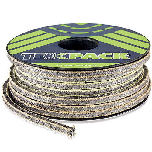 Garniture tressée en graphite - ARAMTEX® 4182 - TEXPACK - pour l'industrie chimique