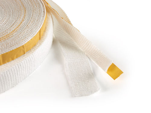 Ruban adhésif isolant - 1250-1250AD - TEXPACK - en tissu de verre / caoutchouc / jaune