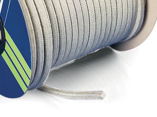 Garniture tressée en fibre de verre - 3220TEX-3220NTEX - TEXPACK - en acier inoxydable / résistante aux produits chimiques / à résistance élevée