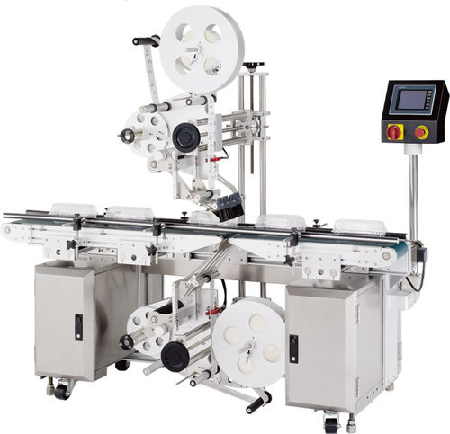 Machine d'étiquetage automatique - LAA-2250-PL - APACKS - pour applications sur le dessus / linéaire