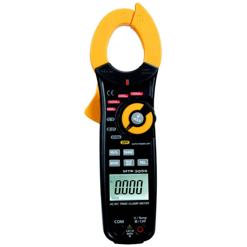 Pince multimètre numérique - MTP 3096 - MTP Instruments Inc - portable / 600 V / 1000 A