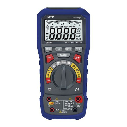 Multimètre numérique - MTP 2850A - MTP Instruments Inc - portable / 1000 V / 10 A