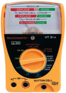 Testeur de tension - VT 31A - MULTIMETRIX - de batterie / portable