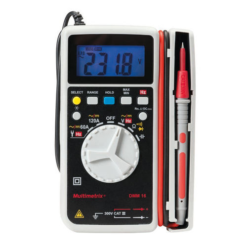 Multimètre numérique - DMM 16 - MULTIMETRIX - portable / 600 V / 120 A