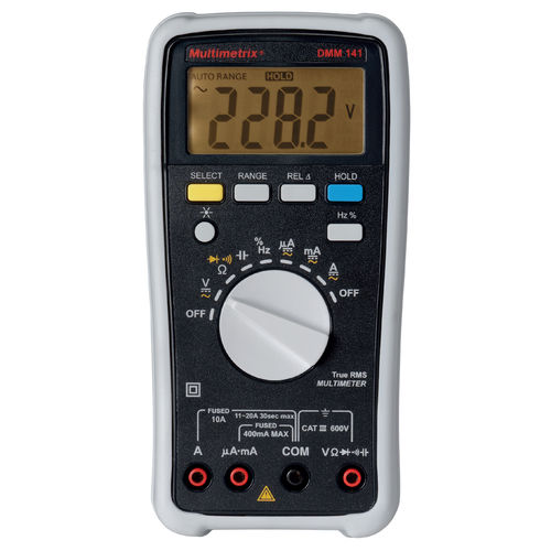 Multimètre numérique - DMM 141 - MULTIMETRIX - portable / 600 V / 10 A