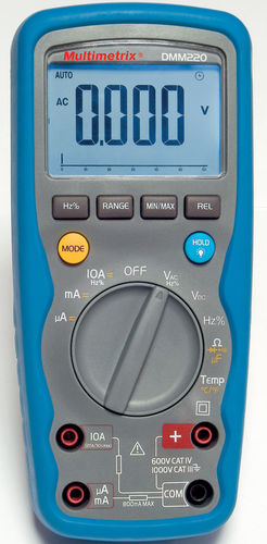 Multimètre numérique - DMM 220 - MULTIMETRIX - portable / 1000 V / 10 A