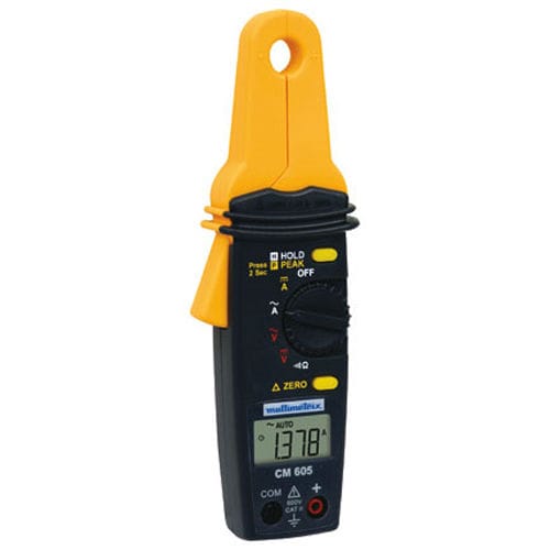 Pince multimètre numérique - CM 605 - MULTIMETRIX - portable / 600 V / 100 A