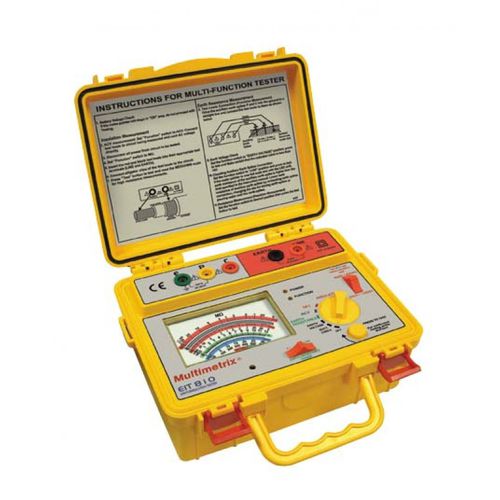 Testeur d'isolement - EIT 810 - MULTIMETRIX - de résistance de terre / portable / analogique