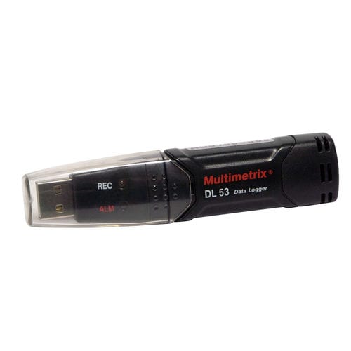Data logger de température - DL 53  - MULTIMETRIX - d'humidité / USB / sans écran