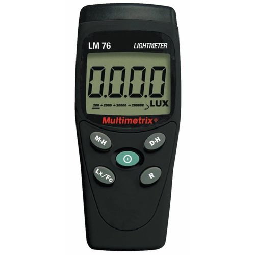 Luxmètre numérique - LM 76 - MULTIMETRIX