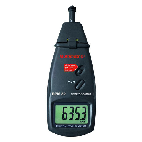 Tachymètre à contact - RPM 82 - MULTIMETRIX - sans contact / portatif / numérique