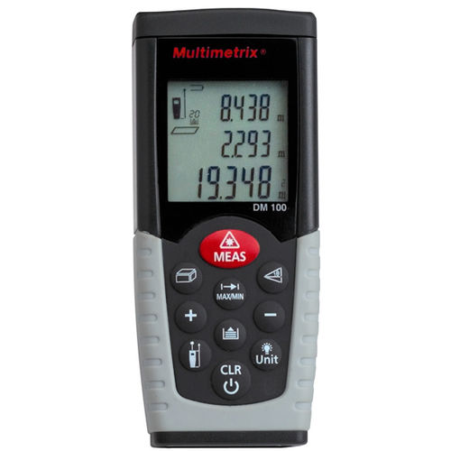 Télémètre laser - DM100  - MULTIMETRIX - portable / avec calcul automatique du volume
