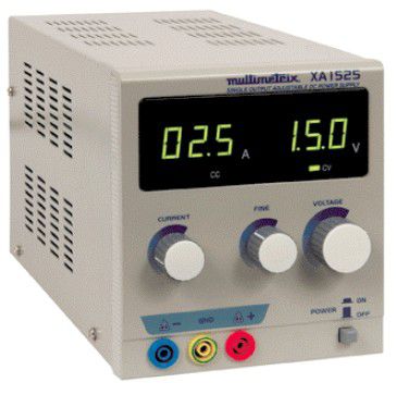 Alimentation électrique de table - XA 1525  - MULTIMETRIX - AC/DC / à sortie simple / ajustable