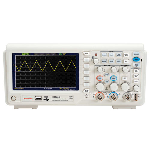 Oscilloscope numérique - XDO 2040 - MULTIMETRIX - sur table / 2 voies / USB
