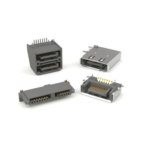 Connecteur SATA - SATA series - ADAM tech - de données / eSata / à angle droit