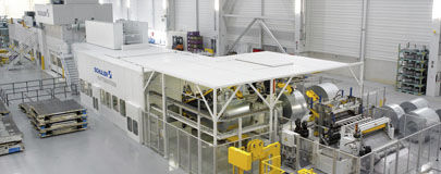 Ligne de presses de process - SCHULER - MÜLLER WEINGARTEN - de découpage / pour l'industrie automobile / pour aluminium