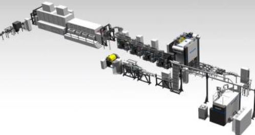Ligne de production de matériaux pour batteries - SCHULER - MÜLLER WEINGARTEN - automatique