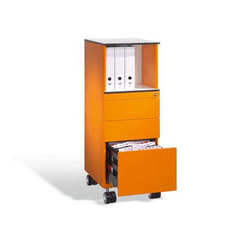 Armoire de bureau - Asisto C 3000 - C + P Möbelsysteme - de stockage / à roulettes / à tiroir