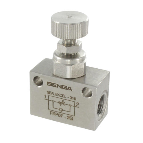 Régulateur de débit volumétrique - 0667-0668 Series - SENGA - pour air comprimé / pour produits chimiques / en acier inoxydable