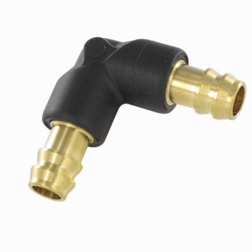 Raccord cannelé - 1520 - SENGA - pour air comprimé / fileté / coudé à 90°