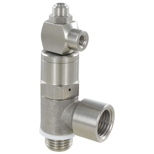 Clapet anti-retour piloté - 1663 - SENGA - à piston / pour gaz / pour air comprimé