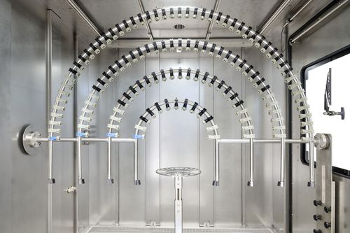 Chambre d'essai à jet d'eau - R200 - iTS GmbH - d'étanchéité aux projections d'eau / pour le contrôle qualité / avec tube pivotant