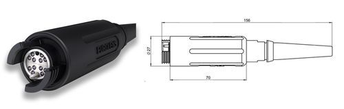 Connecteur optique - EUROLENS - Amphenol Precision Optics - en bronze / en inox / en aluminium