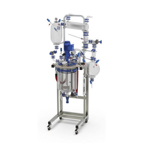 Réacteur à cuve agitée - midiPilot®  - Buchiglas (Büchi AG)-Reactor Systems & Pilot Plant - de laboratoire / de process / pour l'industrie pharmaceutique