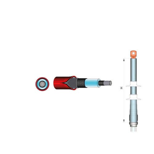 Cosse de câble enfilable - ECOLD TIS series - Elcon Megarad Spa - de moyenne tension