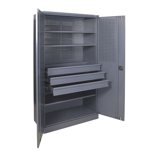 Armoire d'atelier - PJSC "UHL-MASH" - au sol / à tiroir / à portes battantes