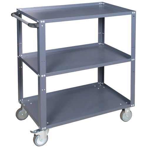 Chariot de transport - PJSC "UHL-MASH" - en métal / à étagères / porte-outils