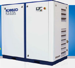 Compresseur à vis - KS  - Kobe Steel, Ltd. (Std Compressor Div) - d'air / stationnaire / à injection d'huile