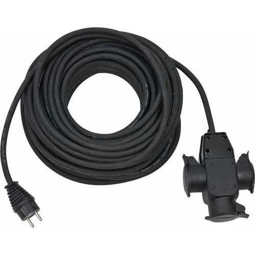 Rallonge électrique avec multiprise - 1167820301 - BRENNENSTUHL - étanche / en caoutchouc