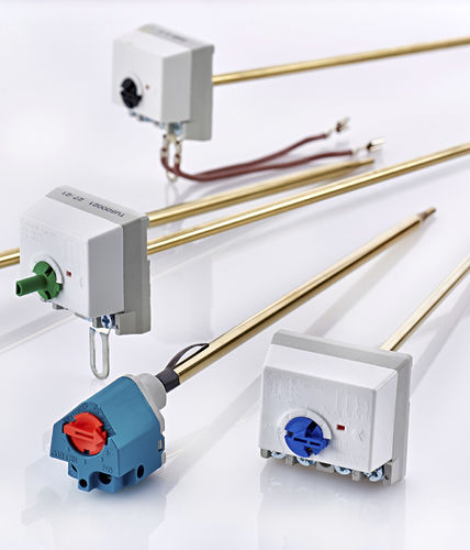 Thermostat avec sonde de température - COTHERM - fixe / bornier / pour chaud et froid