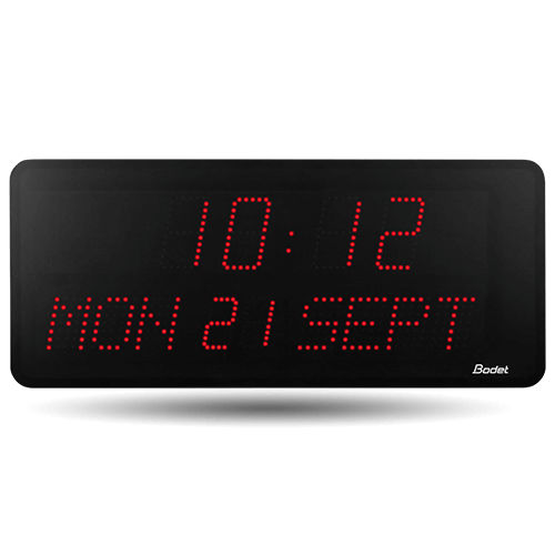Horloge calendrier - STYLE 10D - BODET TIME SPORT - double face / murale / à LED
