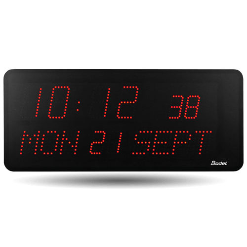 Horloge calendrier - STYLE 10SD - BODET TIME SPORT - à LED / d'intérieur / numérique